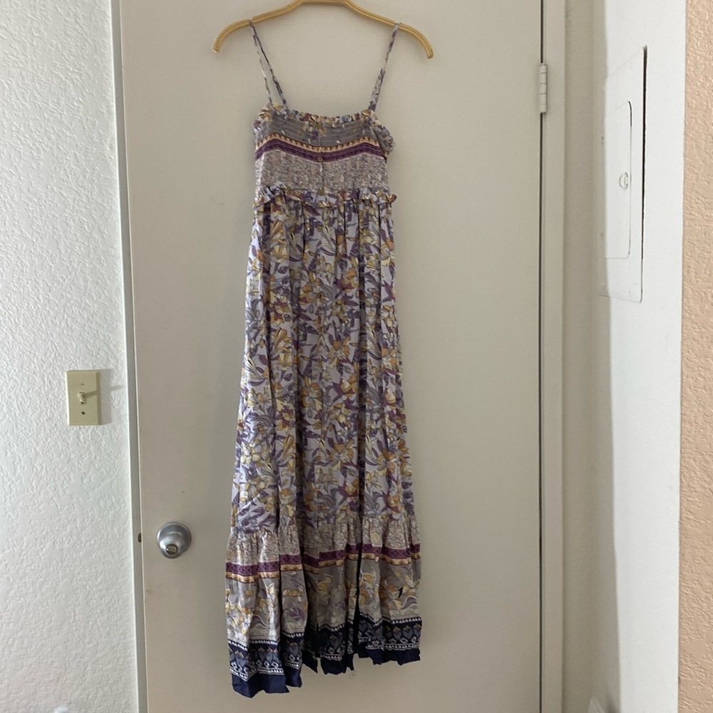 Gorgeous 100% Rayon Maxi Dress With Both Soft and Vibrant Colors by becool